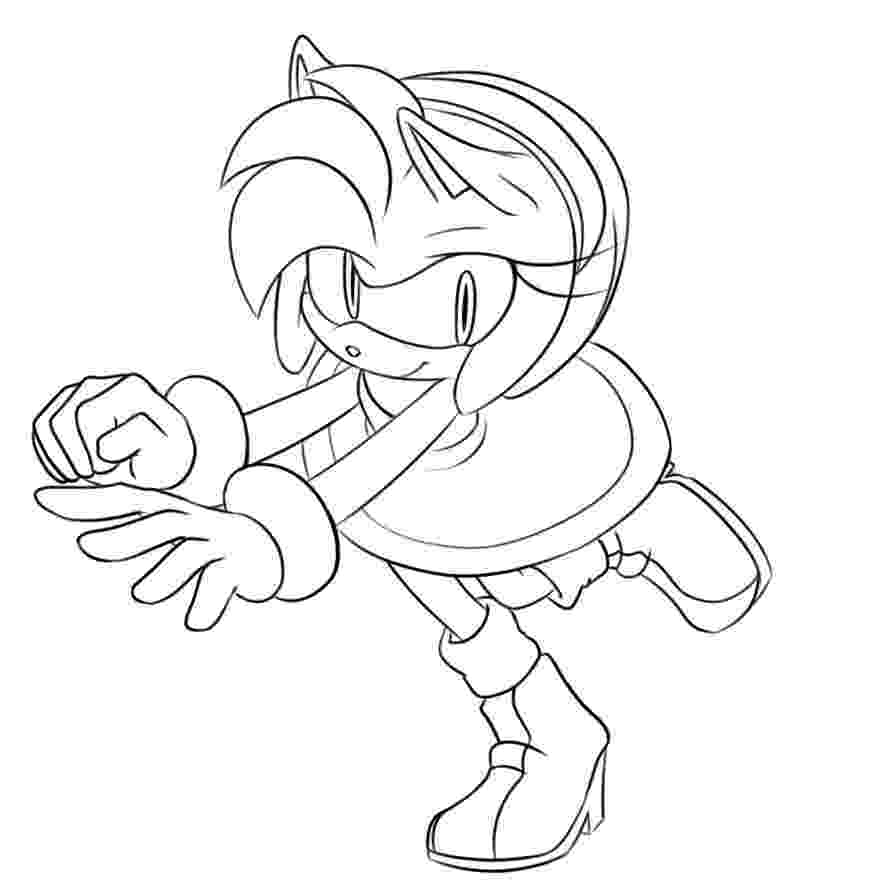 amy rose coloring pages amy rose love coloring page wecoloringpagecom coloring rose pages amy 