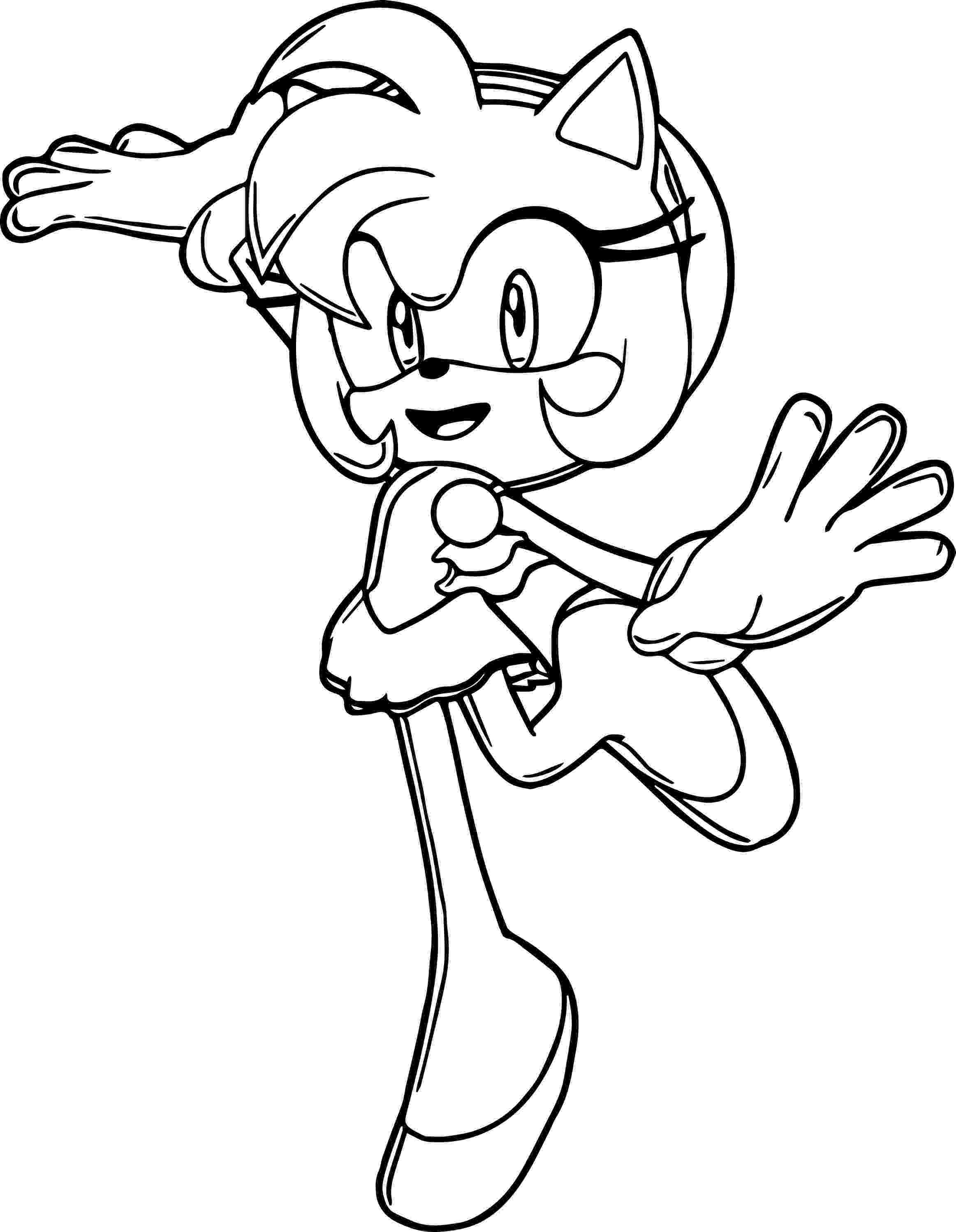 amy rose coloring pages amy rose tennis player coloring page wecoloringpagecom coloring pages amy rose 