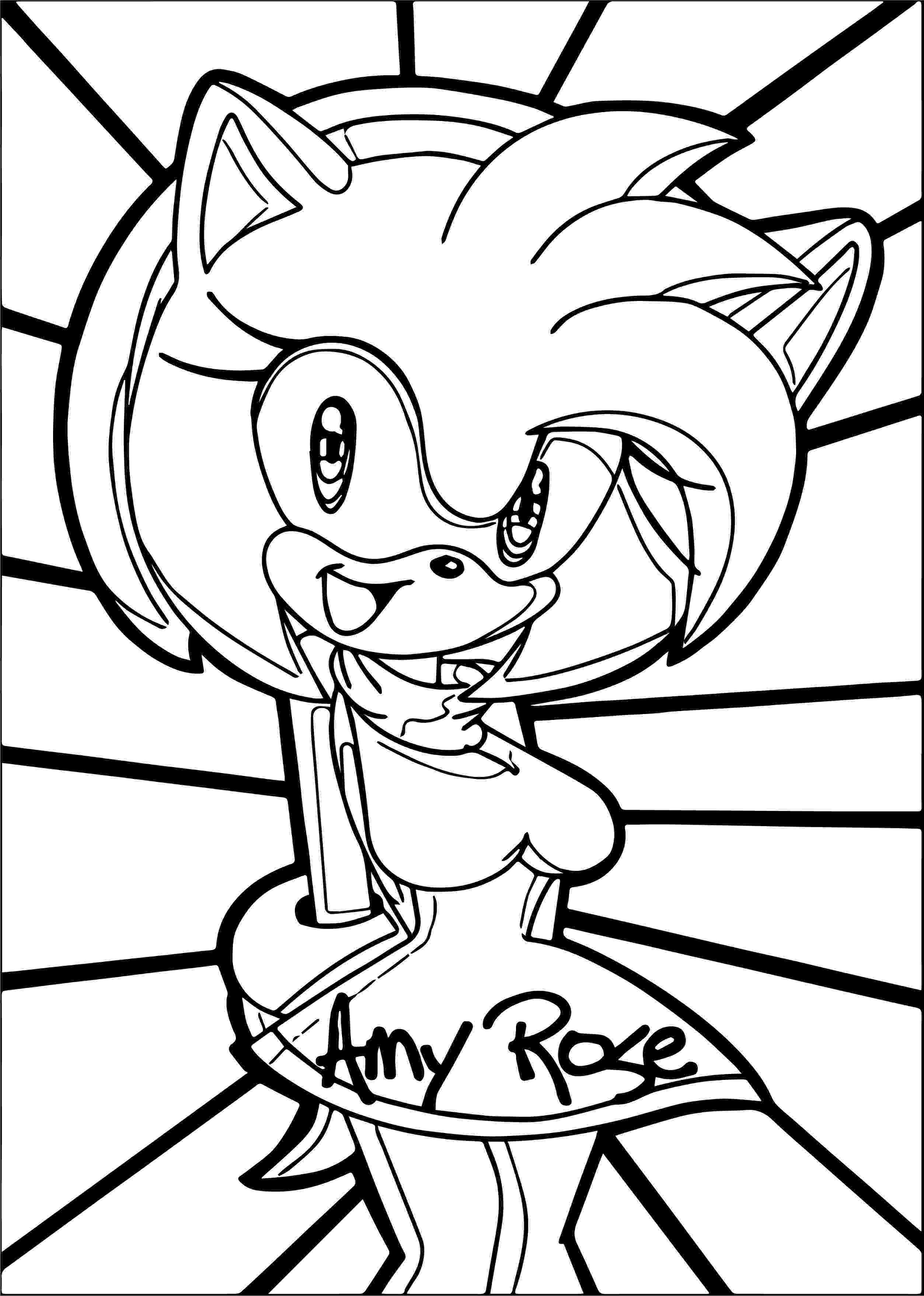 amy rose coloring pages colour me amy rose 2 by un genesis on deviantart pages rose coloring amy 