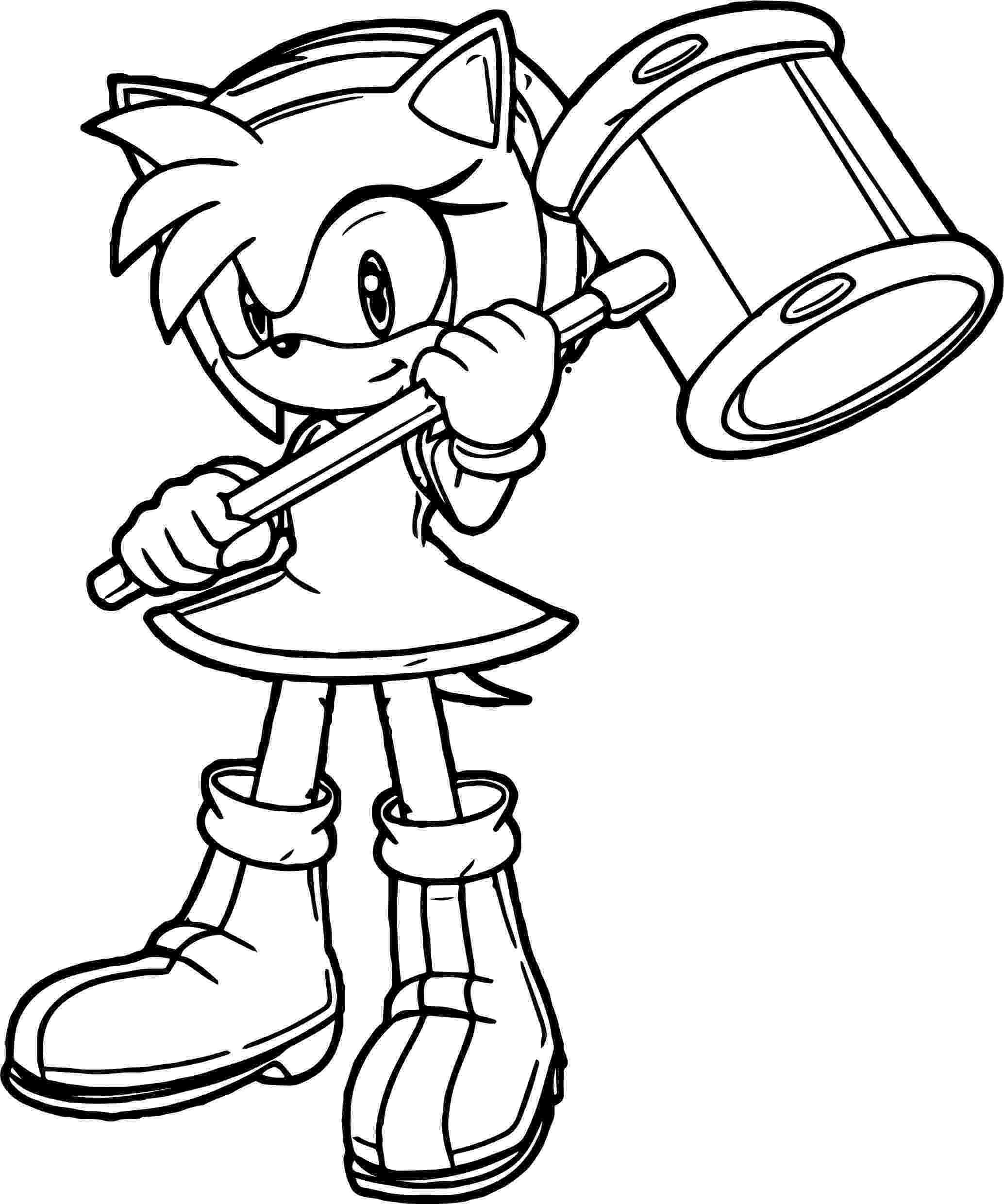 amy rose coloring pages one amy rose coloring pages wecoloringpagecom amy pages rose coloring 