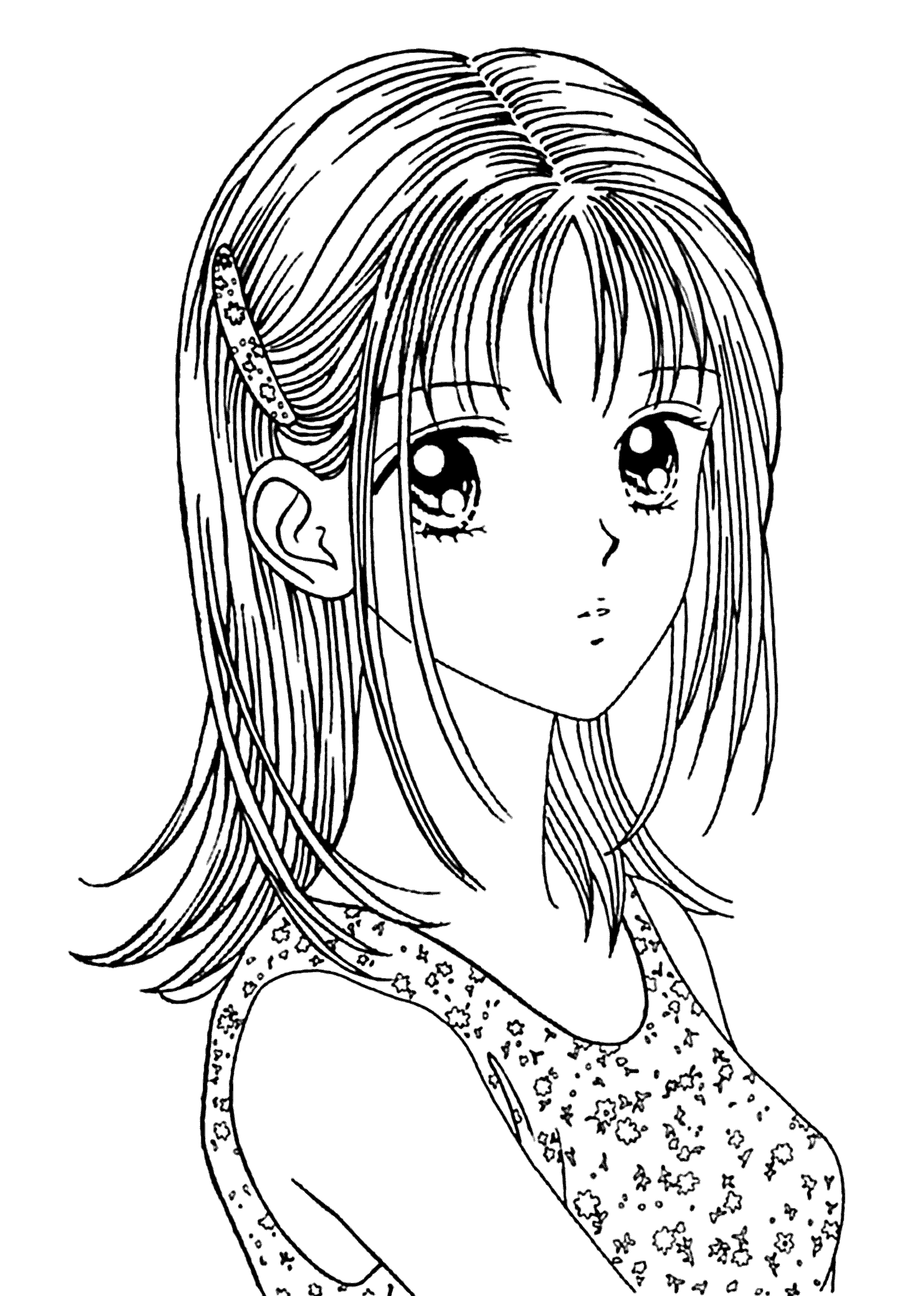 anime colors sakura coloring pages for kids printable free anime colors 