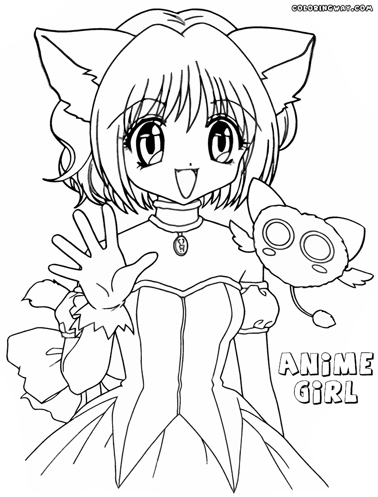 anime colouring anime girl coloring pages coloring pages to download and anime colouring 