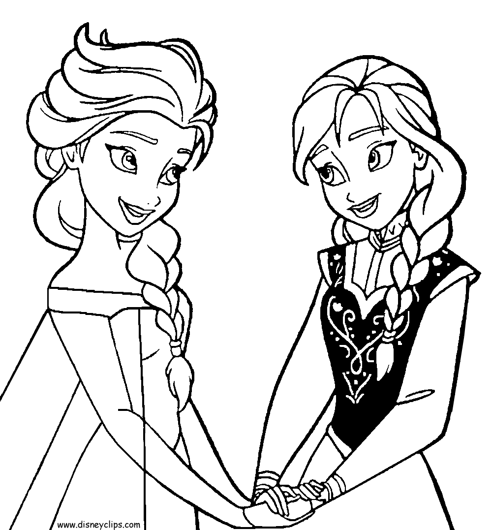 anna and elsa pictures to color anna from frozen coloring pages click for larger image and to pictures elsa anna color 