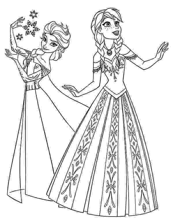 anna and elsa pictures to color disney39s frozen coloring pages disneyclipscom pictures color to and elsa anna 