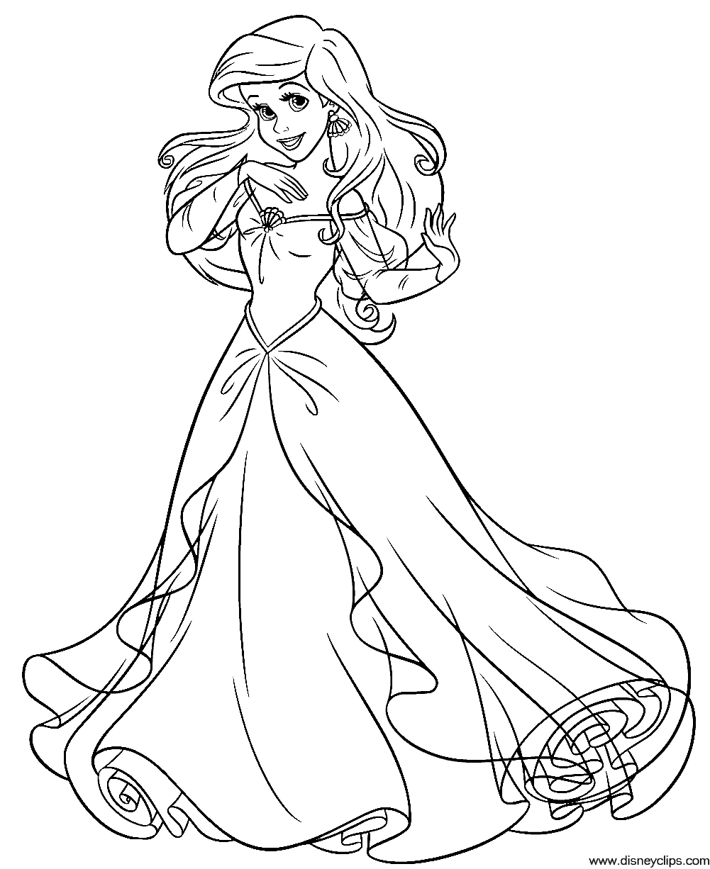 ariel coloring page ariel the little mermaid coloring pages for girls to print page ariel coloring 