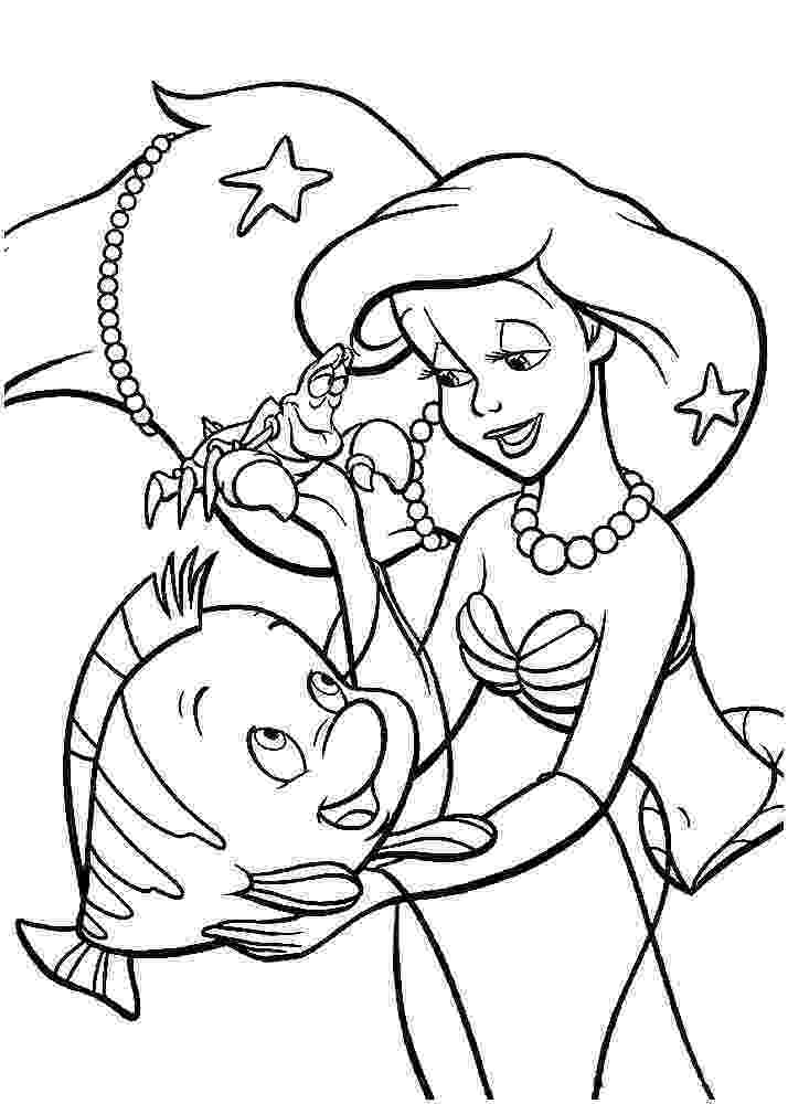 ariel coloring page sebastian and ariel coloring pages for girls printable coloring ariel page 