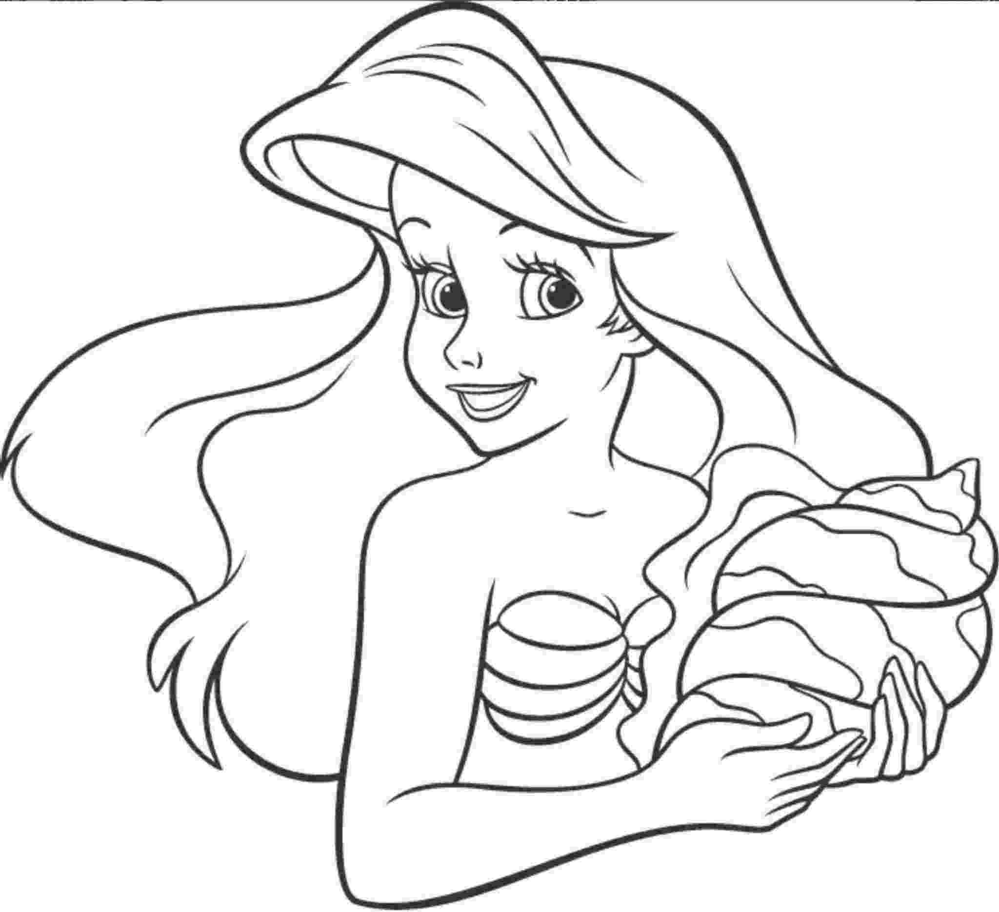 ariel the little mermaid coloring pages print download find the suitable little mermaid mermaid ariel the coloring pages little 
