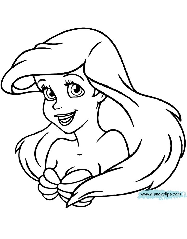 ariel the little mermaid coloring pages sebastian and ariel coloring pages for girls printable the mermaid ariel pages little coloring 