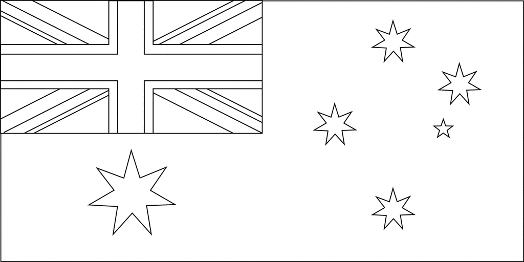 australian flag template to colour flag of australia 2009 clipart etc australian flag colour to template 