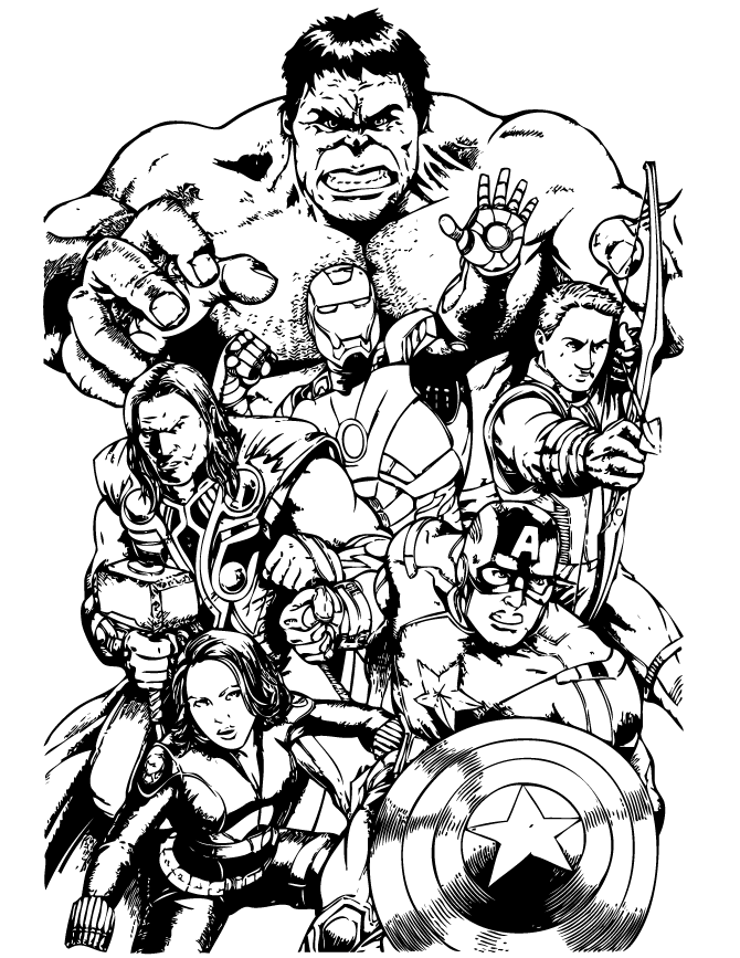 avengers color pages avengers coloring pages print and colorcom pages avengers color 