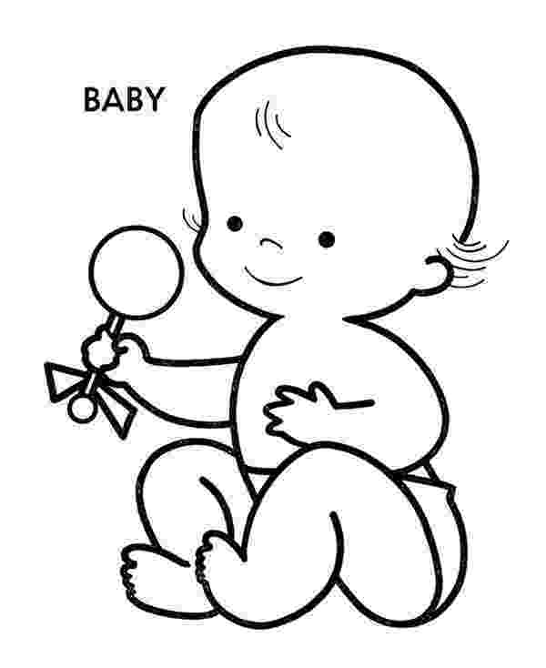 baby pictures coloring pages free printable baby coloring pages for kids cool2bkids pictures baby coloring pages 