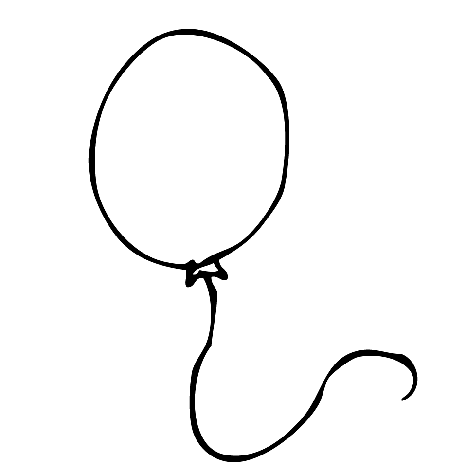 balloon sketch balloon doodle template 002 graphic by janet scott pixel balloon sketch 