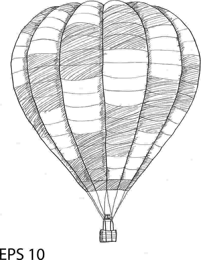 balloon sketch quotsketch of balloon icon over white background vector balloon sketch 