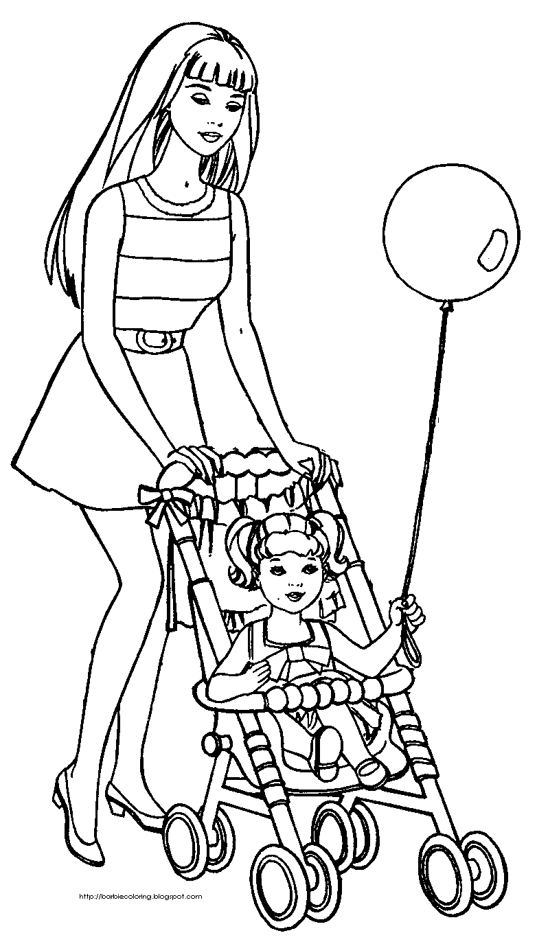 barbie doll pictures to color coloring pages barbie free printable coloring pages doll barbie pictures to color 