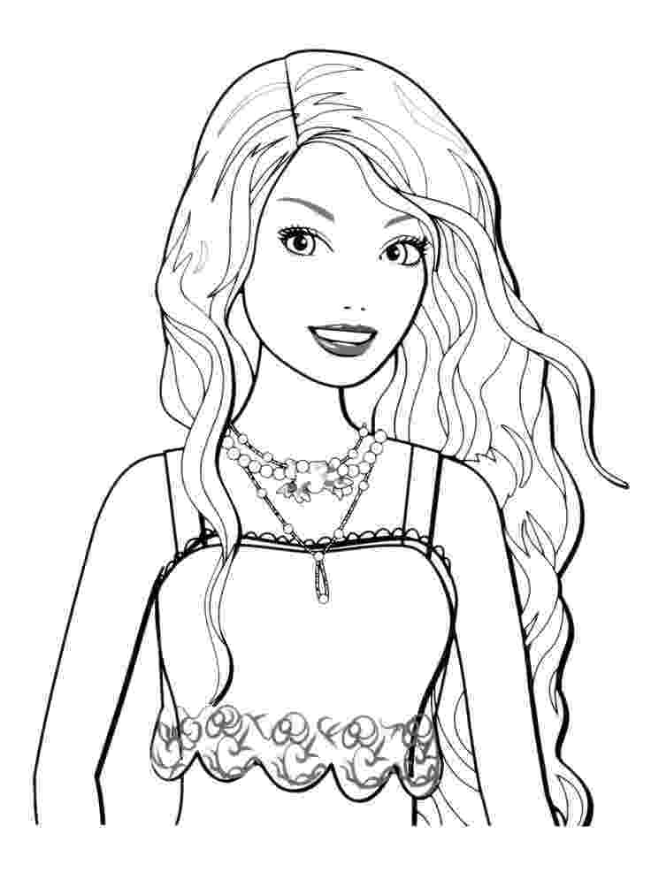 barbie print out coloring pages free printable barbie coloring pages for kids barbie pages print out coloring 