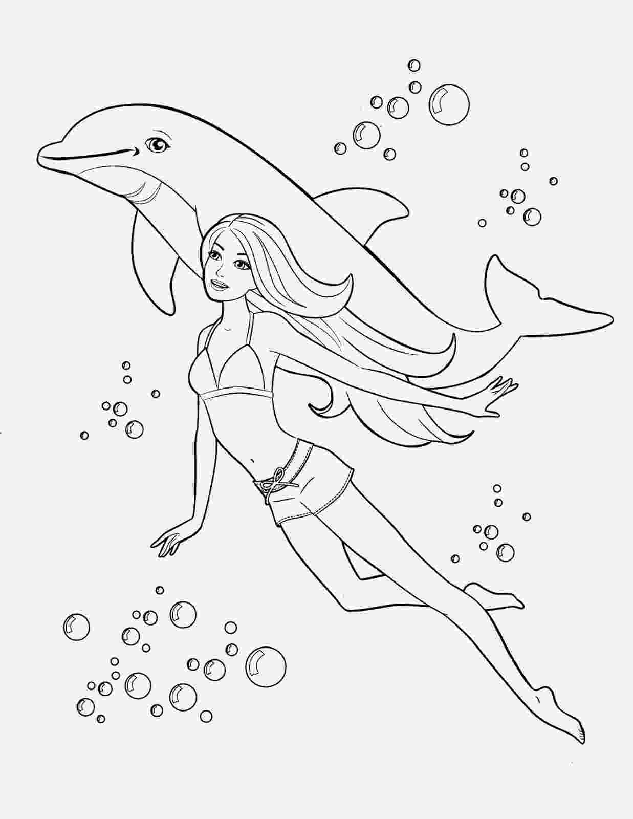 barbie print out coloring pages printable barbie mermaid coloring pages for kids bratz barbie coloring print out pages 