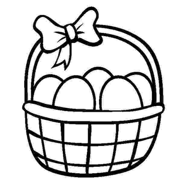 basket of easter eggs coloring page easter egg basket coloring page netart eggs page of coloring easter basket 