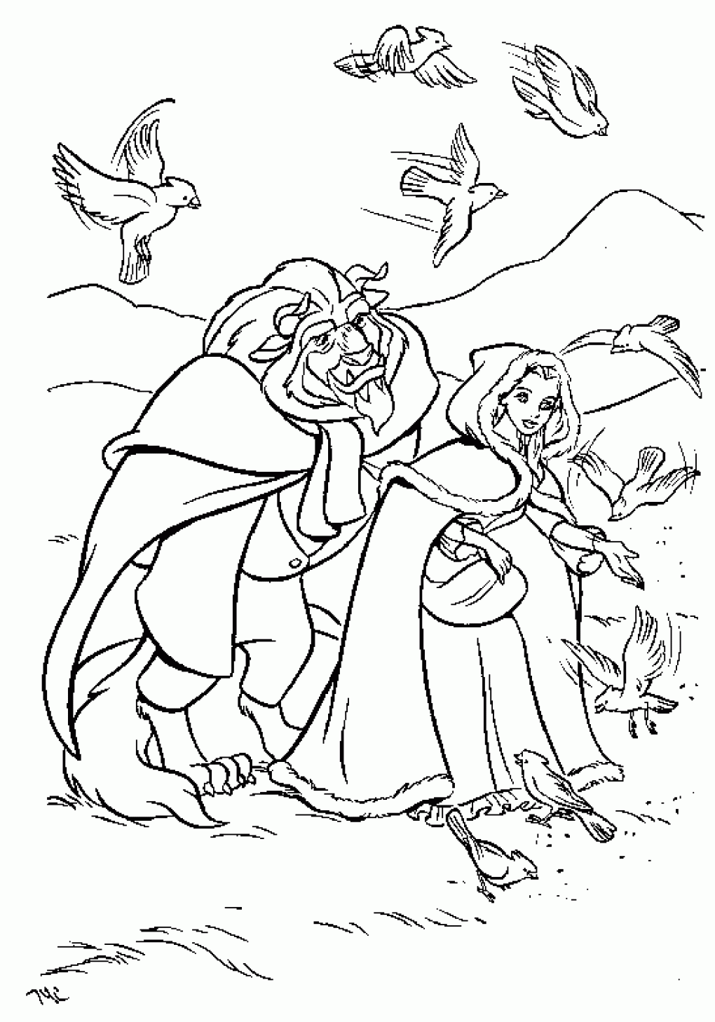 beauty and the beast coloring pages beauty and the beast coloring pages print and colorcom beauty and the coloring beast pages 