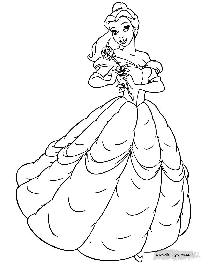 beauty and the beast coloring pages beauty and the beast dancing coloring pages for kids coloring beast the pages beauty and 