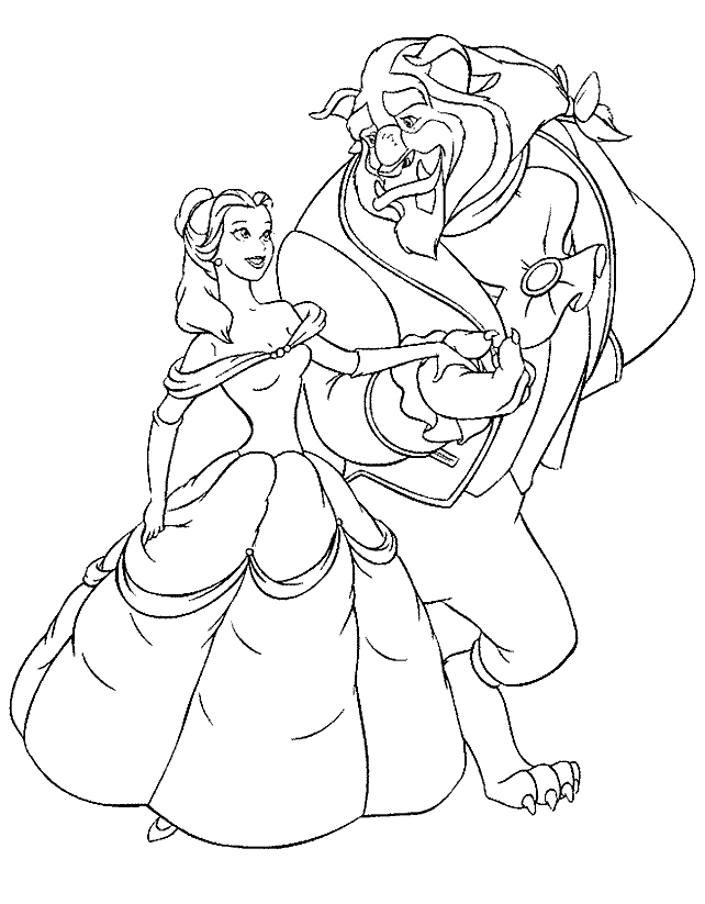beauty and the beast coloring pages coloring pages for girls coloring pages for girls beast pages beauty and the coloring 