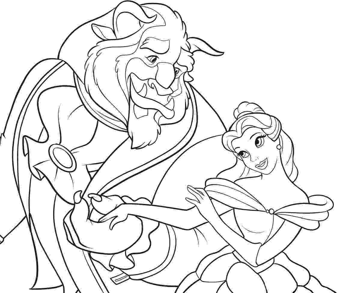 beauty and the beast coloring pages craftoholic beauty the beast coloring pages beauty beast and coloring pages the 