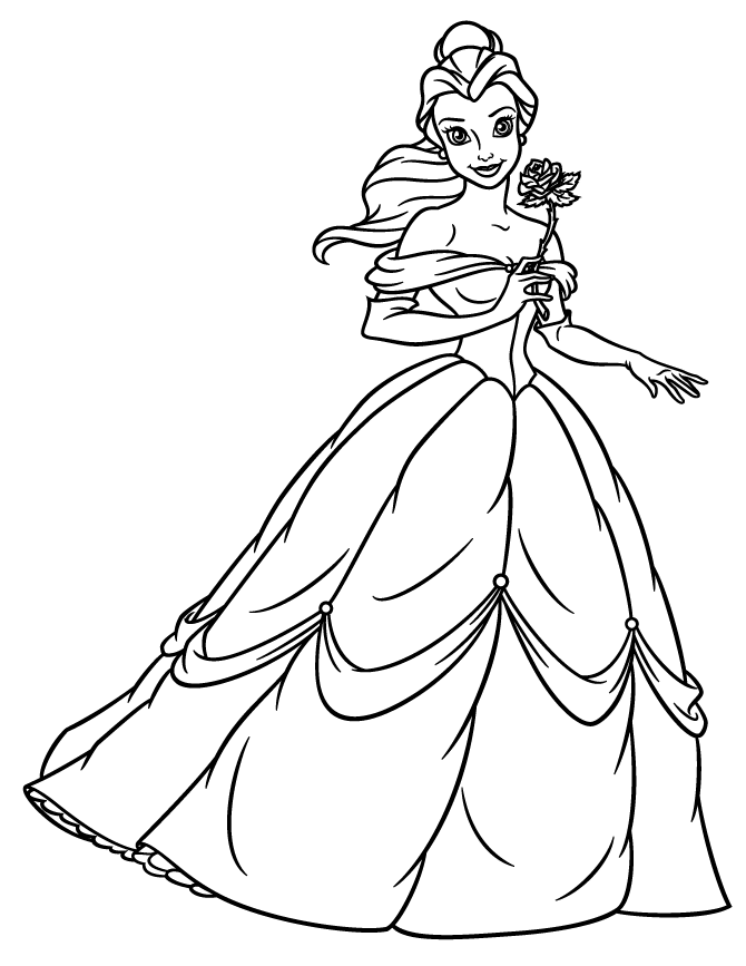 belle pictures to color princess belle coloring pages to download and print for free belle pictures color to 