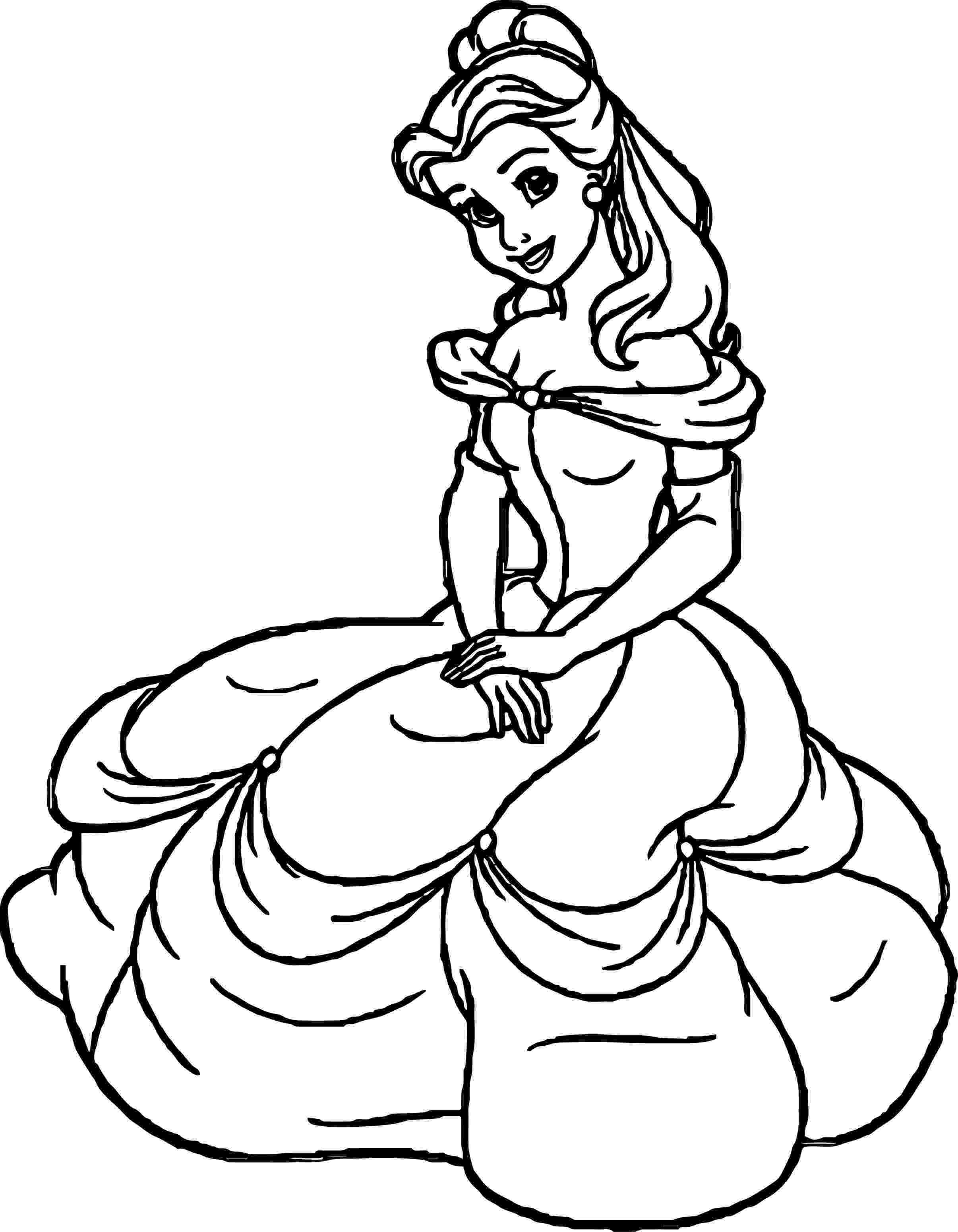 belle pictures to color princess belle coloring pages to download and print for free to belle color pictures 