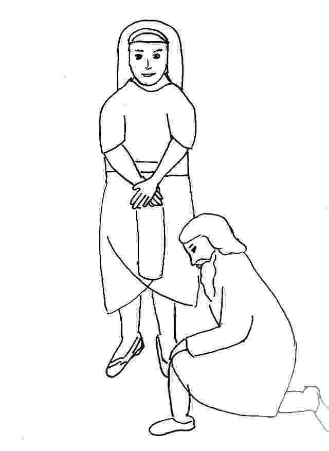 bible story coloring pages joseph joseph gives his brothers grain old testament coloring story pages joseph bible coloring 
