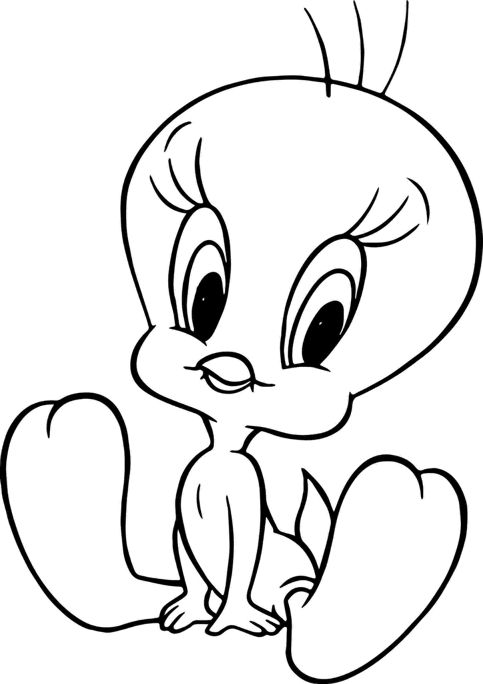 bird coloring cute tweety bird coloring pages download and print for free bird coloring 