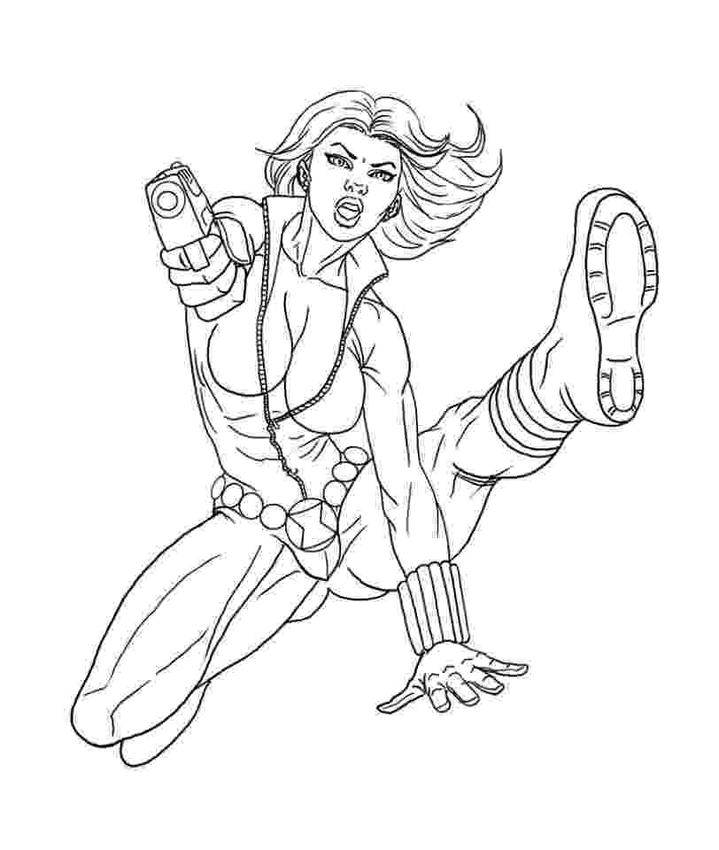 black widow coloring pages avengers coloring pages ideas pages black widow coloring 
