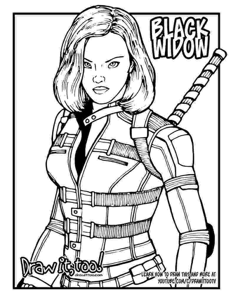 black widow coloring pages the avengers free online coloring pages and videos for kids black coloring pages widow 