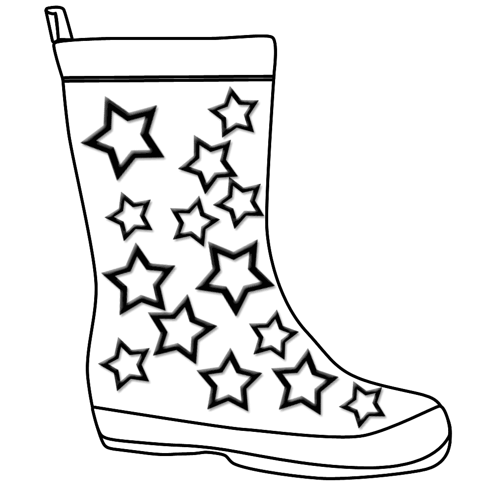 boot coloring pages rain boots coloring page wee folk art coloring boot pages 