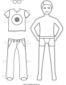 boy paper dolls marcus 20 archives paper thin personas boy dolls paper 
