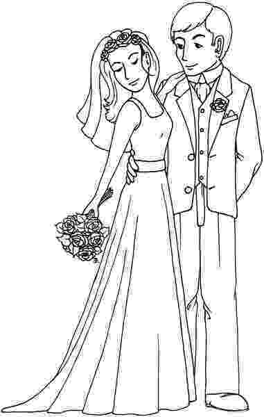 bride coloring page beccy39s place bride and groom page coloring bride 