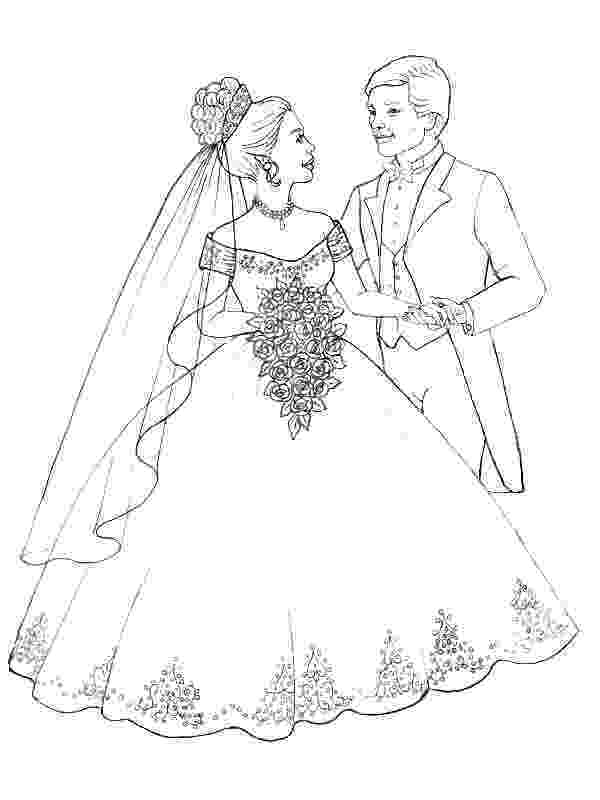 bride coloring page kids n funcom 34 coloring pages of marry and weddings coloring bride page 