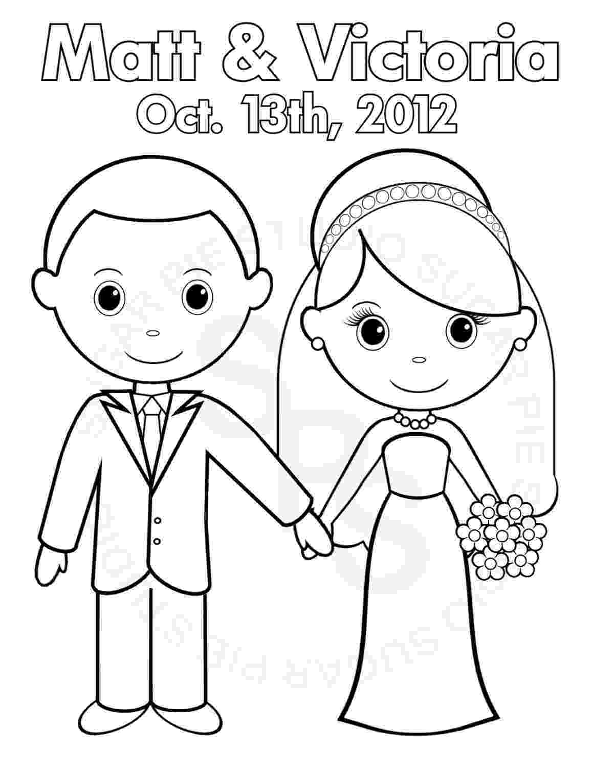 bride coloring page personalized printable bride groom wedding by sugarpiestudio coloring page bride 