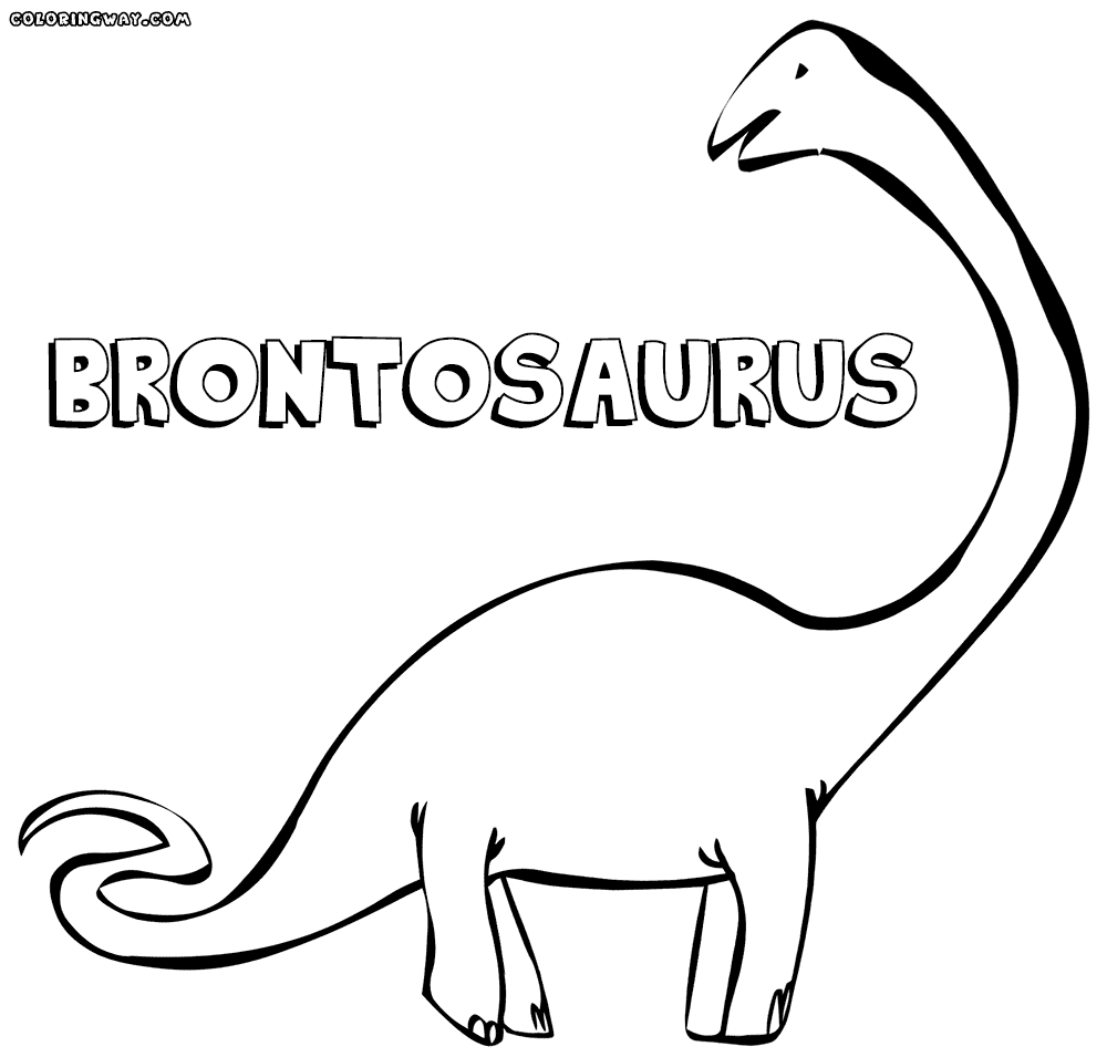 brontosaurus coloring page brontosaurus coloring pages getcoloringpagescom coloring brontosaurus page 