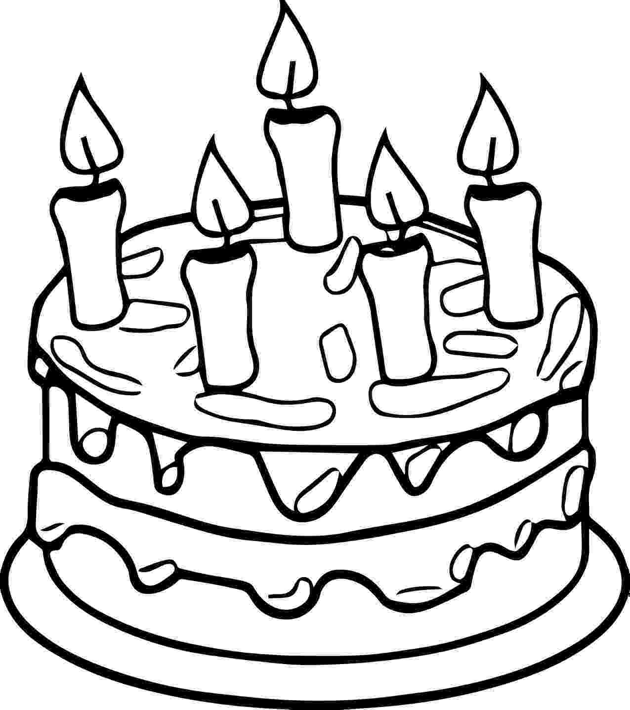 cake coloring page cake coloring page coloring home page coloring cake 