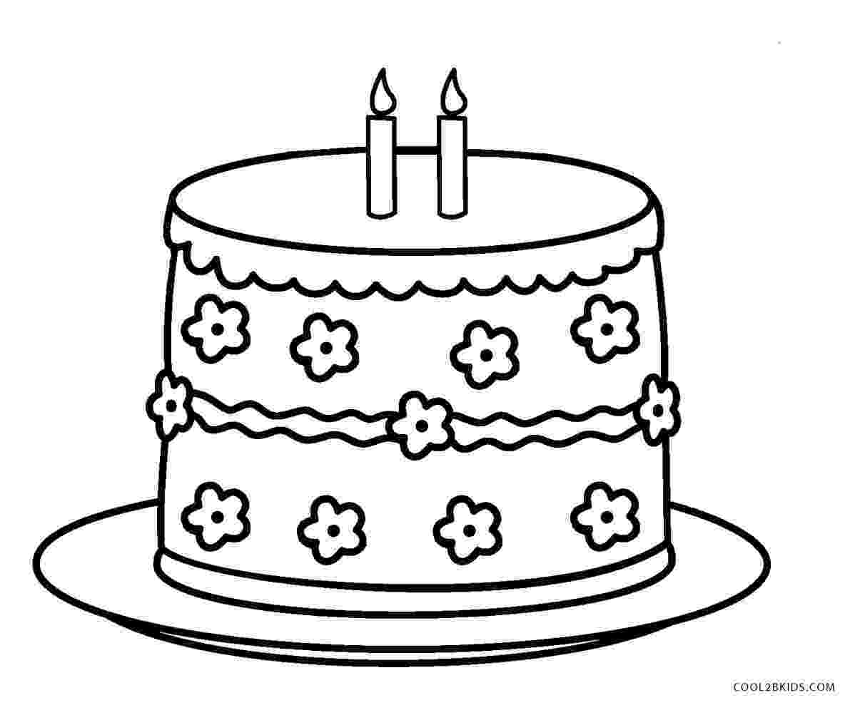cake coloring page free printable birthday cake coloring pages for kids cake coloring page 