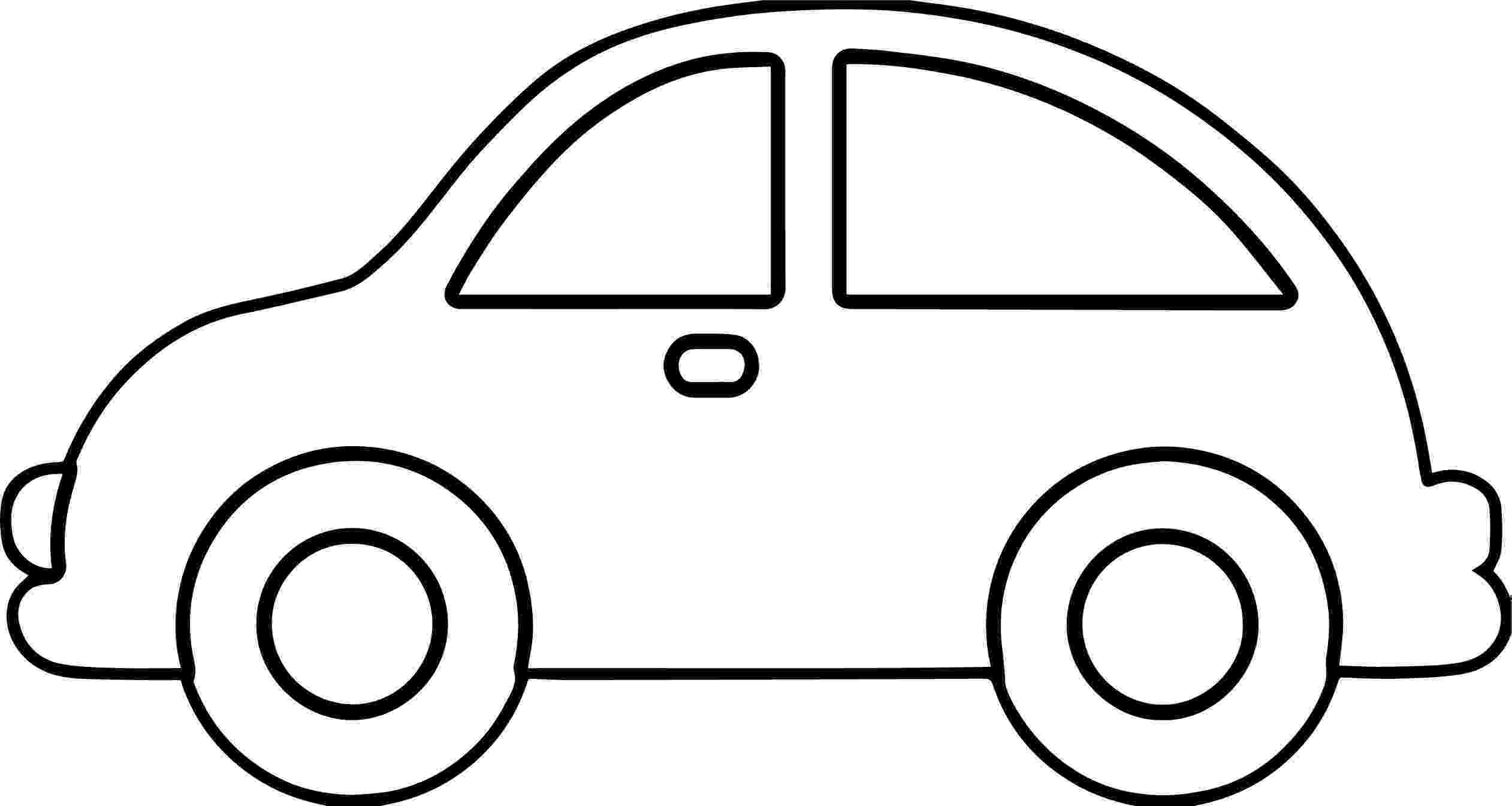 car coloring pages for preschoolers black and white cartoon car car outline free download car coloring preschoolers pages for 