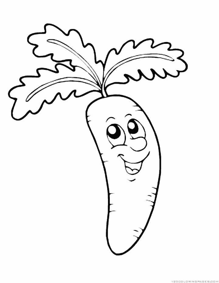 carrot coloring picture carrot coloring page free printable coloring pages coloring picture carrot 