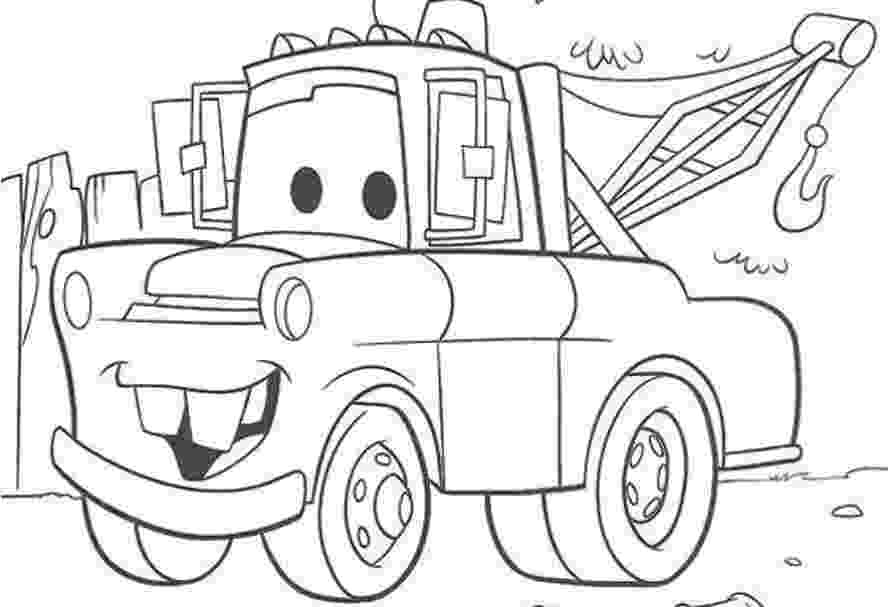 cars color page mater from cars coloring pages download and print for free color page cars 
