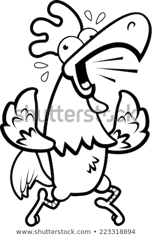 cartoon rooster black feathered rooster royalty free stock photo cartoon rooster 