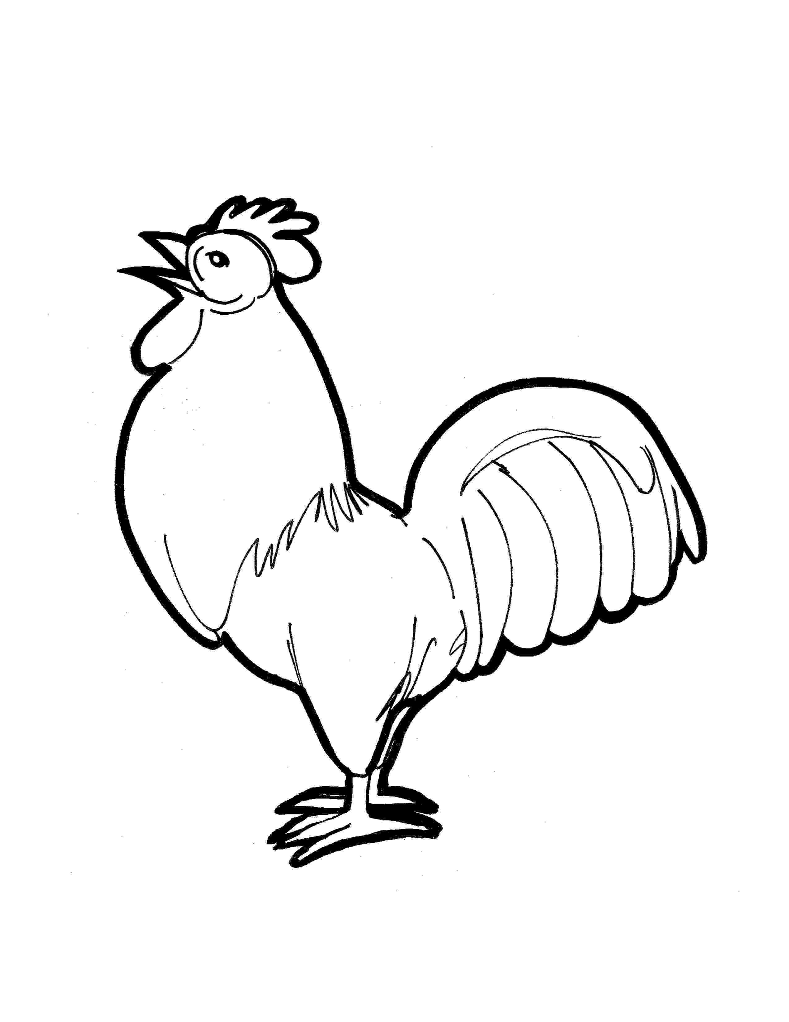 cartoon rooster cartoon clipart of a black and white crowing rooster cartoon rooster 