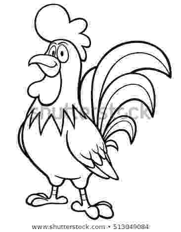 cartoon rooster simple rooster drawing at getdrawingscom free for rooster cartoon 