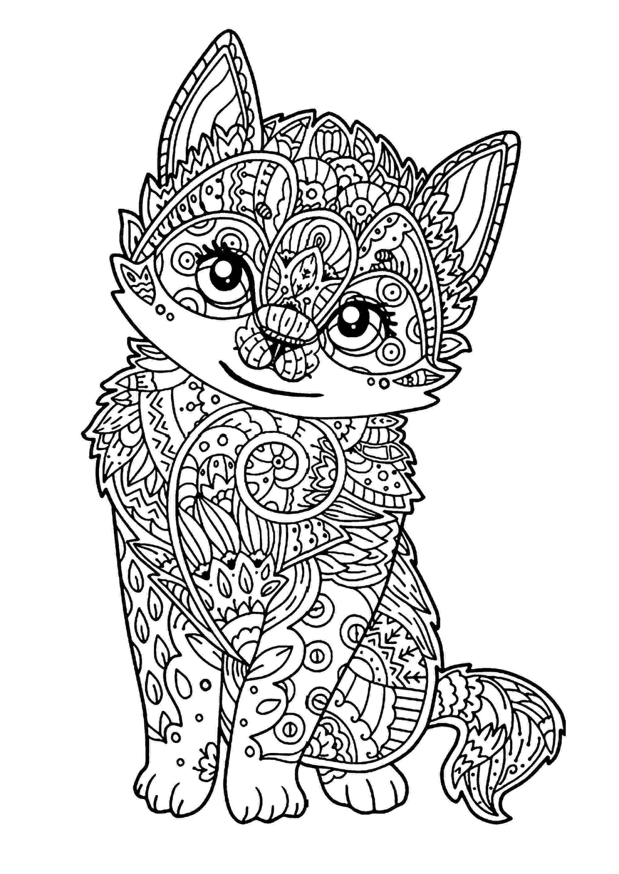 cat pictures for kids to color cat coloring pages for adults best coloring pages for kids for color pictures to cat kids 