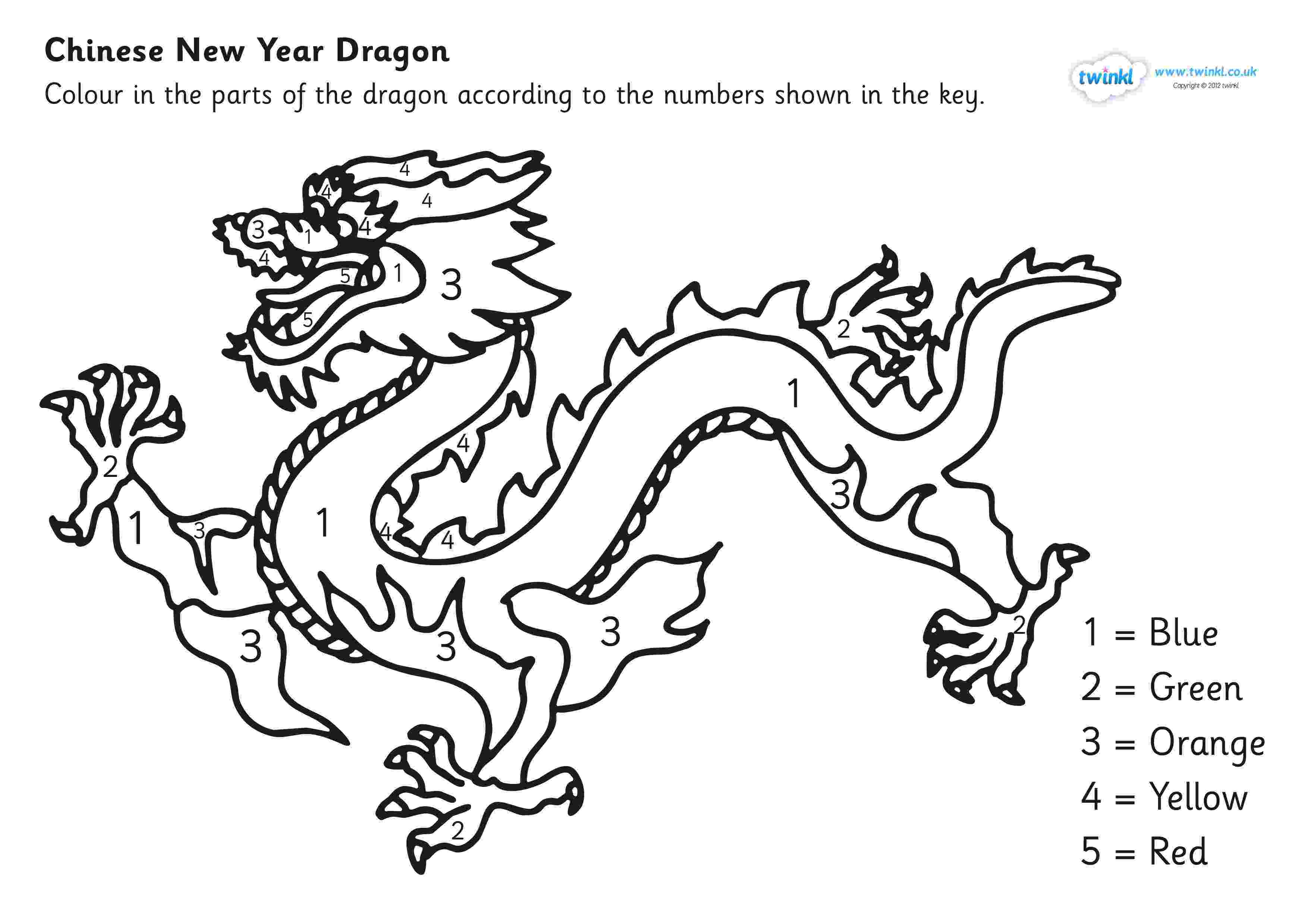chinese dragon to colour chinese dragon coloring page new year coloring pages dragon to chinese colour 