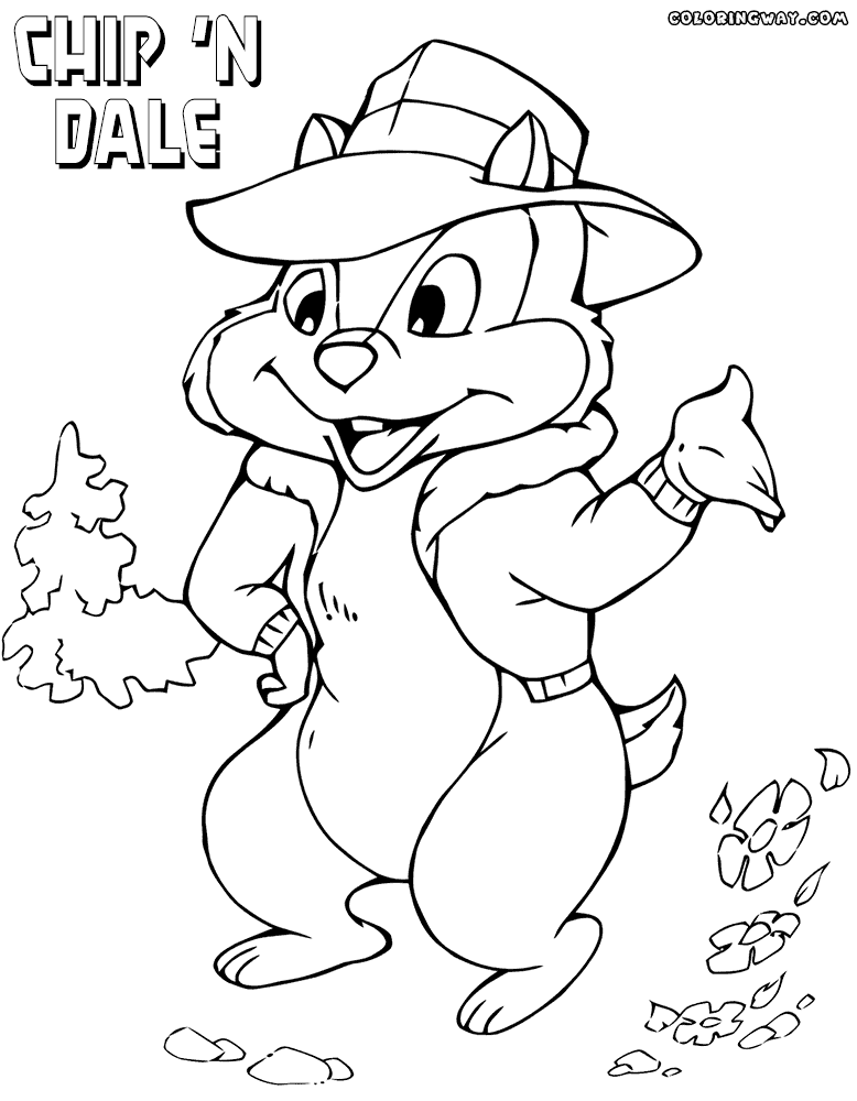 chip and dale coloring pages chip and dale coloring pages disney39s world of wonders dale coloring and chip pages 