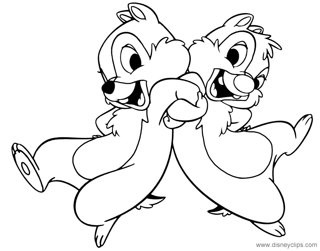 chip and dale coloring pages chip and dale coloring pages getcoloringpagescom and pages chip dale coloring 