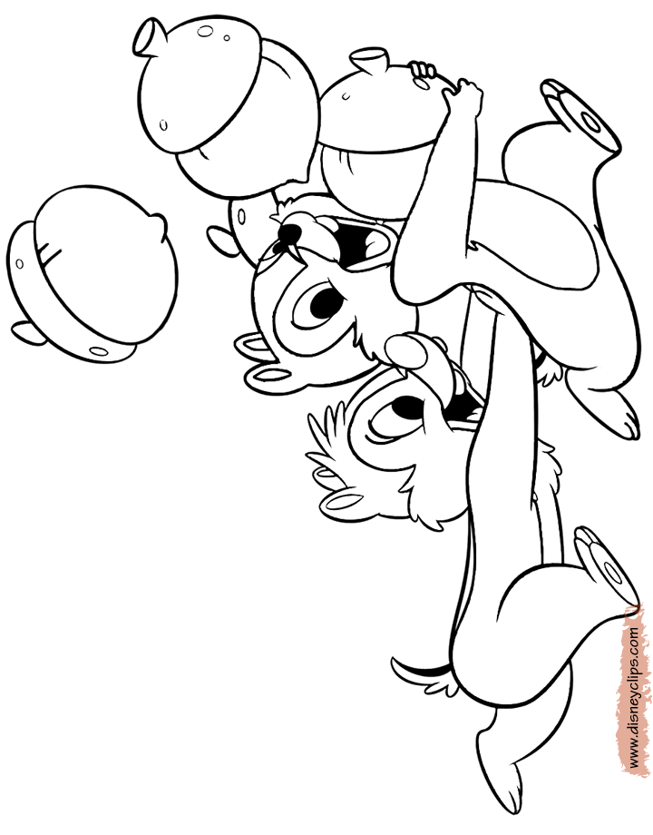 chip and dale coloring pages chip and dale printable coloring pages 2 disney coloring and dale pages coloring chip 